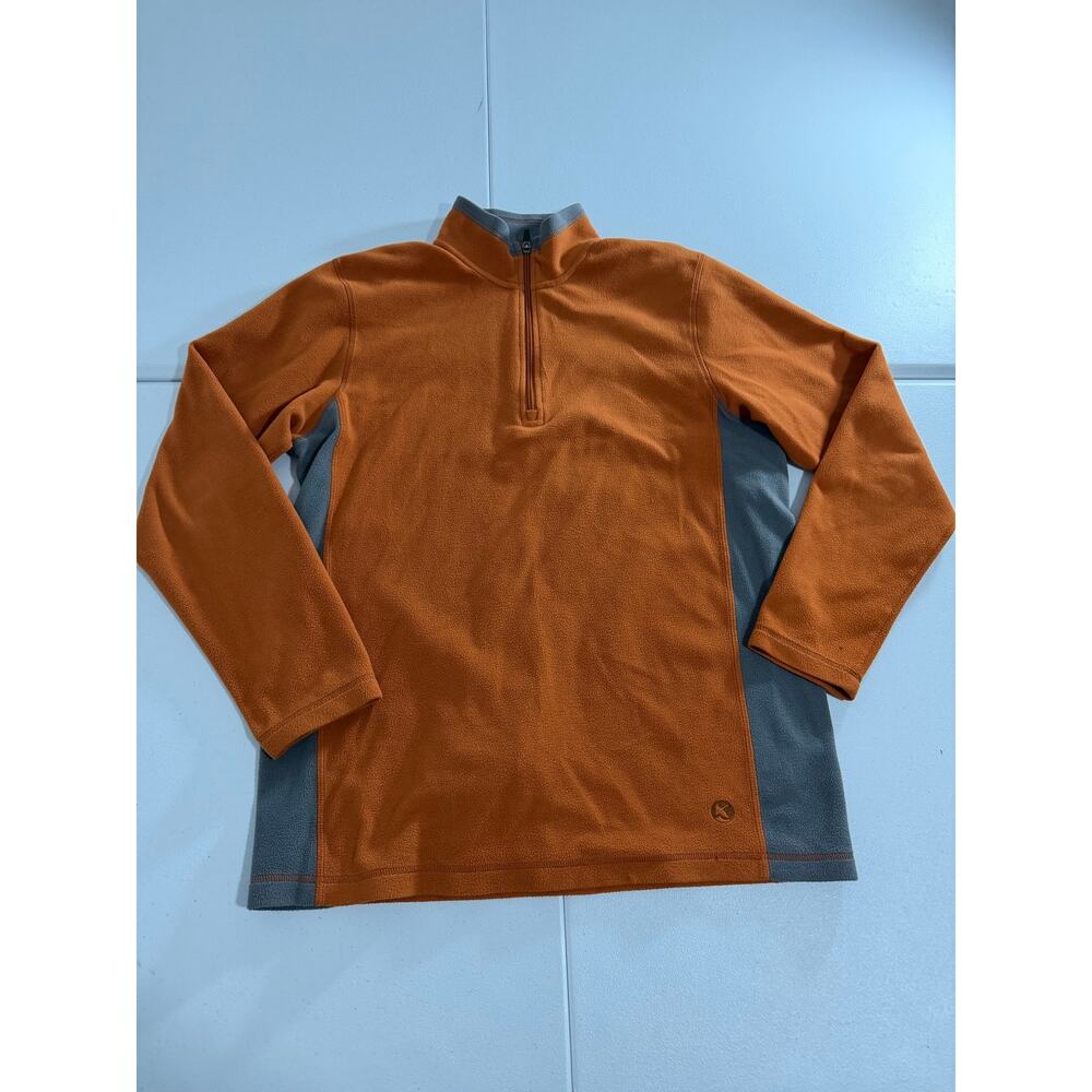 Gander Mountain Men Long sleeve quarter zip fleece size large Tall